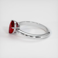 1.55 Ct. Ruby Ring, Platinum 950 4