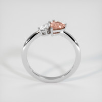 1.14 Ct. Padparadscha Sapphire Ring, Platinum 950 3