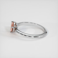 1.14 Ct. Padparadscha Sapphire Ring, Platinum 950 4