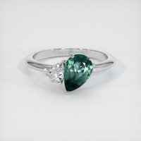 2.96 Ct. Sapphire Ring, Platinum 950 1
