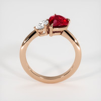 2.04 Ct. Ruby Ring, 14K Rose Gold 3