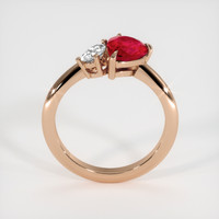 2.03 Ct. Ruby Ring, 14K Rose Gold 3