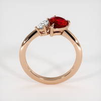 1.55 Ct. Ruby Ring, 14K Rose Gold 3