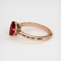 1.55 Ct. Ruby Ring, 14K Rose Gold 4