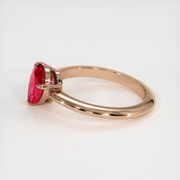 1.57 Ct. Ruby Ring, 14K Rose Gold 4