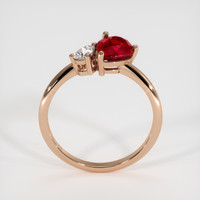 1.66 Ct. Ruby Ring, 14K Rose Gold 3