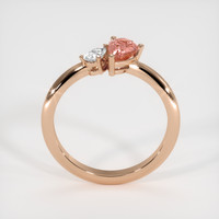 0.83 Ct. Sapphire Ring, 18K Rose Gold 3