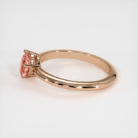 0.83 Ct. Sapphire Ring, 18K Rose Gold 4