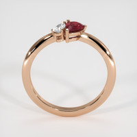 0.36 Ct. Ruby Ring, 18K Rose Gold 3