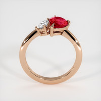 1.57 Ct. Ruby Ring, 18K Rose Gold 3