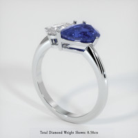 1.97 Ct. Sapphire Ring, 14K White Gold 2