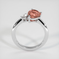 2.00 Ct. Sapphire Ring, 14K White Gold 3
