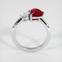 2.07 Ct. Ruby Ring, 14K White Gold 3