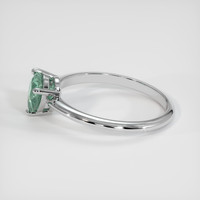 0.84 Ct. Sapphire Ring, 14K White Gold 4