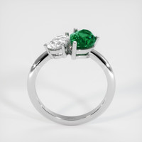 1.36 Ct. Emerald Ring, 18K White Gold 3