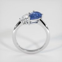 2.36 Ct. Blue Sapphire Ring, 18K White Gold 3