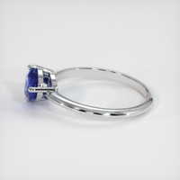 1.04 Ct. Sapphire Ring, 18K White Gold 4