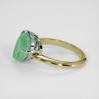 3.78 Ct. Emerald Ring, 18K White & Yellow 4