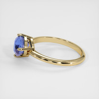 2.00 Ct. Blue Sapphire Ring, 10K Yellow Gold 4