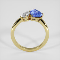 2.07 Ct. Blue Sapphire Ring, 10K Yellow Gold 3