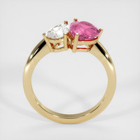 2.19 Ct. Pink Sapphire Ring, 14K Yellow Gold 3