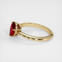 1.55 Ct. Ruby Ring, 14K Yellow Gold 4