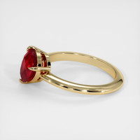 2.07 Ct. Ruby Ring, 14K Yellow Gold 4