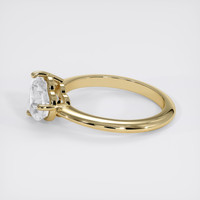 2.14 Ct. White Sapphire Ring, 14K Yellow Gold 4