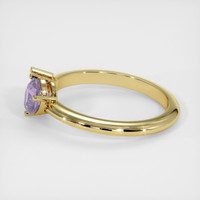 0.73 Ct. Sapphire Ring, 14K Yellow Gold 4