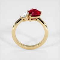 2.04 Ct. Ruby Ring, 18K Yellow Gold 3