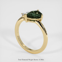 1.41 Ct. Sapphire Ring, 18K Yellow Gold 2