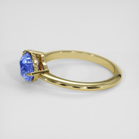 2.07 Ct. Blue Sapphire Ring, 18K Yellow Gold 4