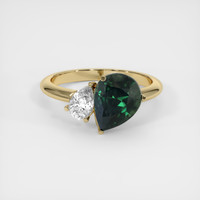 3.08 Ct. Sapphire Ring, 18K Yellow Gold 1