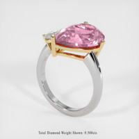 5.33 Ct. Gemstone Ring, 18K Yellow & White 2