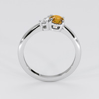 0.54 Ct. Bi Color Sapphire Ring, Platinum 950 3