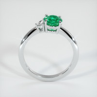 1.18 Ct. Emerald Ring, Platinum 950 3