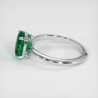 1.51 Ct. Emerald Ring, Platinum 950 4