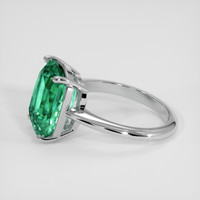 6.14 Ct. Emerald Ring, Platinum 950 4