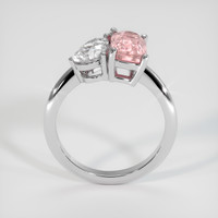 1.66 Ct. Padparadscha Sapphire Ring, Platinum 950 3