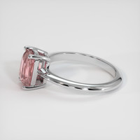 1.66 Ct. Padparadscha Sapphire Ring, Platinum 950 4