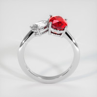 1.22 Ct. Ruby Ring, Platinum 950 3