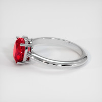 1.22 Ct. Ruby Ring, Platinum 950 4