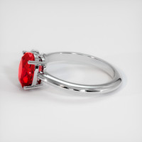 1.42 Ct. Ruby Ring, Platinum 950 4