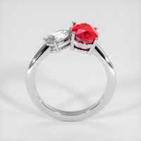 1.54 Ct. Ruby Ring, Platinum 950 3