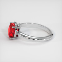 1.30 Ct. Ruby Ring, Platinum 950 4