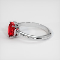 1.34 Ct. Ruby Ring, Platinum 950 4