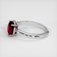 2.44 Ct. Ruby Ring, Platinum 950 4