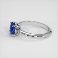 1.48 Ct. Blue Sapphire Ring, Platinum 950 4