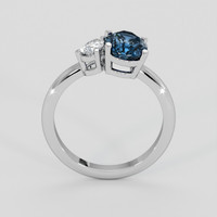 1.53 Ct. Blue Sapphire Ring, Platinum 950 3