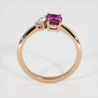 1.24 Ct. Sapphire Ring, 14K Rose Gold 3